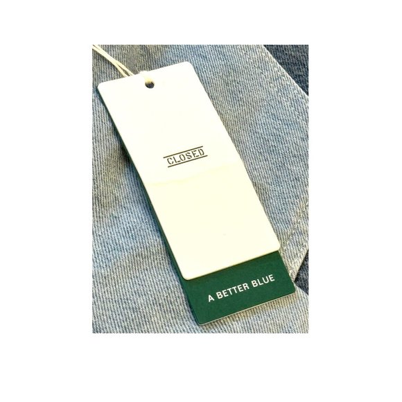 Closed Patchwork Two Tone Fit High Waist Italian Made Jeans Women's 29 NWT - Picture 3 of 9